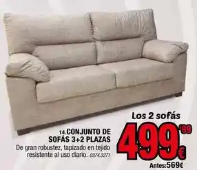 Rapimueble Conjunto de sofás 3+2 plazas oferta