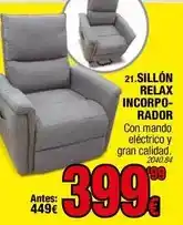 Rapimueble Relax - sillon incorpo-rador oferta