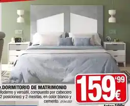 Rapimueble Blanco - dormitorio de matrimonio oferta