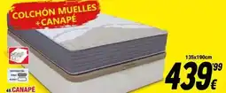Rapimueble Colchon muelles + canape oferta