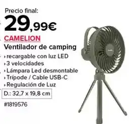 Costco Ventilador de camping oferta