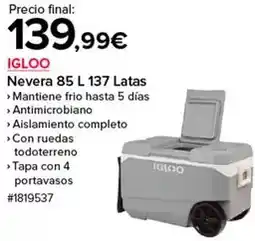 Costco Nevera 85 l 137 latas oferta