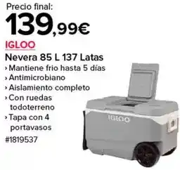 Costco Nevera 85 l 137 latas oferta