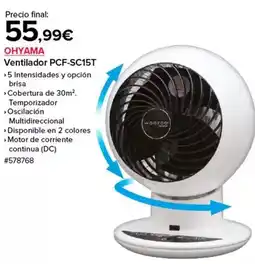 Costco Brisa - ventilador pcf-sc15t oferta