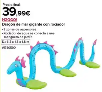 Costco Dragón de mar gigante con rociador oferta