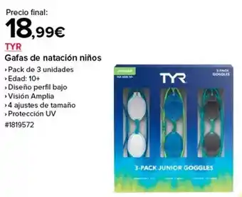 Costco Visión - gafas de natación niños oferta