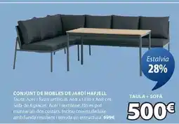 JYSK Conjunt de mobles de jardín hafjell oferta