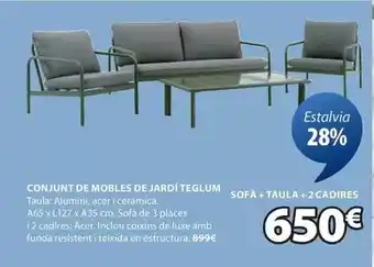 JYSK Conjunt de mobles de jardi teglum oferta