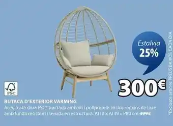 JYSK Butaca d'exterior varming oferta
