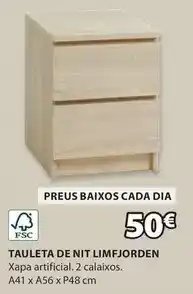 JYSK Tauleta de nit limfjorden oferta