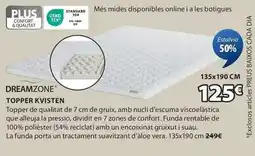 JYSK Dreamzone - topper kvisten oferta