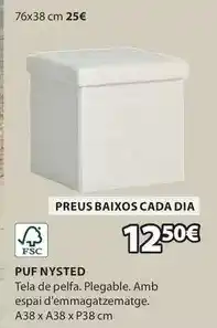 JYSK Puf nysted oferta