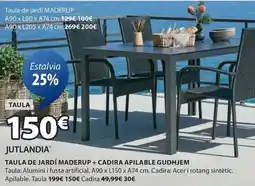 JYSK Taula de jardi maderup oferta