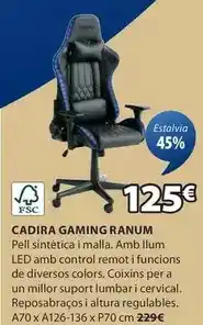 JYSK Cadira gaming ranum oferta
