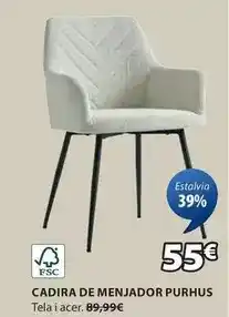 JYSK Cadira de menjador purhus oferta