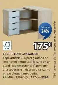 JYSK Escriptori langager oferta