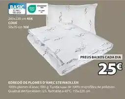 JYSK Edredo de plomes d'anec steinkollen oferta