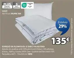 JYSK Edredo de plomissol d'anec falketind oferta