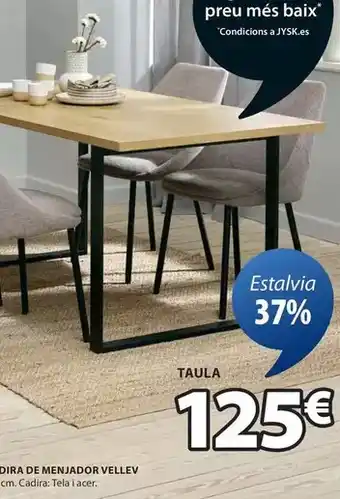 JYSK Taula de menjador aabenraa oferta