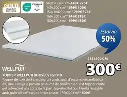 JYSK Wellpur - topper bokselvi gt110 oferta