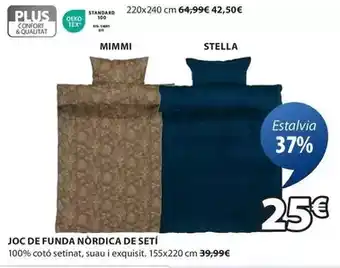 JYSK Joc de funda nordica de setí oferta