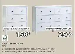 JYSK Calaixera nordby oferta