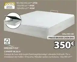 JYSK Dreamzone - canape skjela oferta