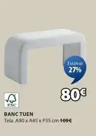 JYSK Banc tuen oferta