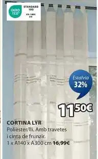 JYSK Cortina lyr oferta