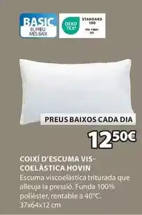 JYSK Coixi d'escuma vis-colástica hovin oferta