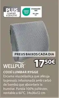 JYSK Wellpur - coixí lumbar rygge oferta