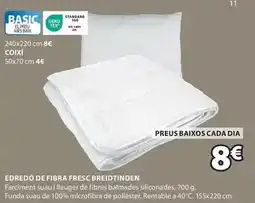 JYSK Edredo de fibra fresc breidtinden oferta