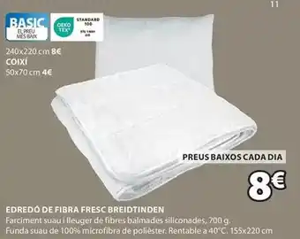 JYSK Edredo de fibra fresc breidtinden oferta
