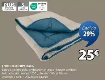 JYSK Edredo sherpa bagn oferta
