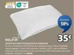 JYSK Wellpur - coixi d'escuma viscoelastica strokken oferta