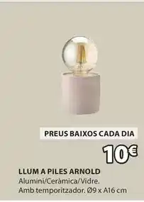 JYSK Llum a piles arnold oferta