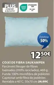 JYSK Coixi de fibra saukampen oferta