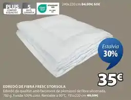 JYSK Edredo de fibra fresco storsola oferta