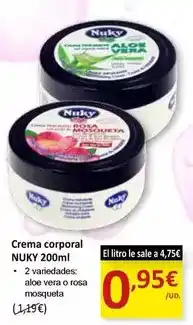 SPAR Crema corporal oferta