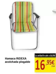SPAR Hamaca ridexa acolchada plegable oferta