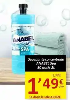 SPAR Anabel - suavizante concentrado spa oferta