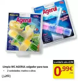 SPAR Agerul - limpia wc colgador para taza oferta