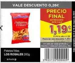 SPAR Dia - patatas fritas oferta
