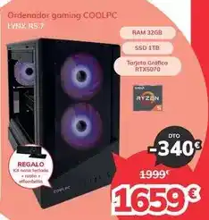 Mi electro Coolpc - ordenador gaming lynx r5 7 oferta