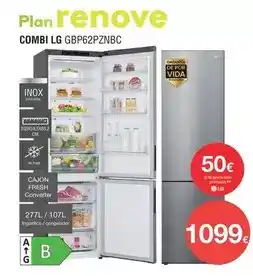 Milar Lg - combi gbp62pzncc oferta