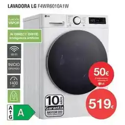 Milar Lg - lavadora f4wr6010a1/w oferta