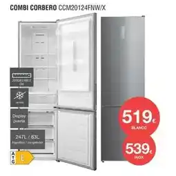Milar Corberó - combi ccm20124fnw/x oferta
