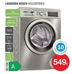 Milar Bosch - lavadora wuu28t8xes oferta