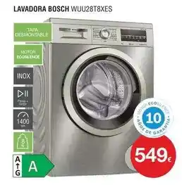 Milar Bosch - lavadora wuu28t8xes oferta