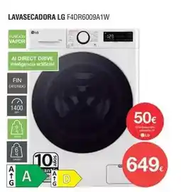 Milar Lg - lavasecadora f4dr6009a1/w oferta